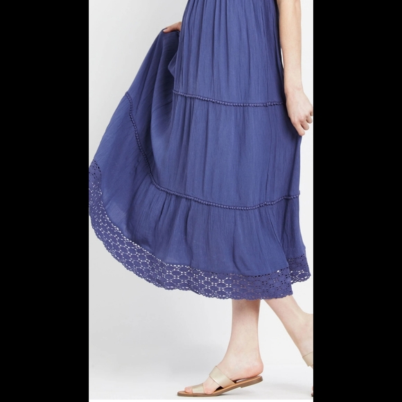 CROCHET DETAIL MATERNITY DRESS - Picture 5 of 5